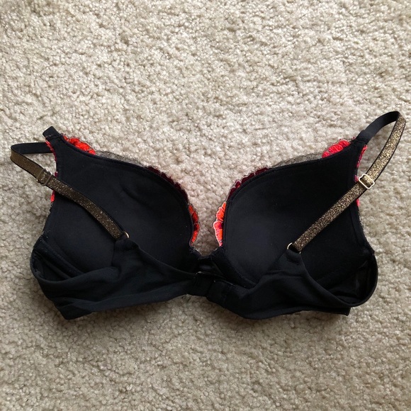 VS Floral Embroidered Bra 32B - Picture 3 of 4